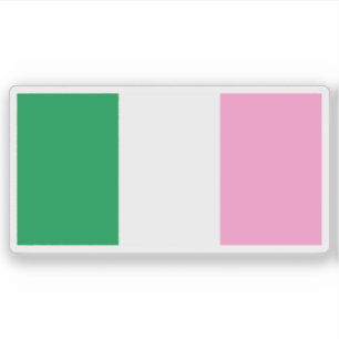 The Newfoundland Tricolour flag, Canada Sticker