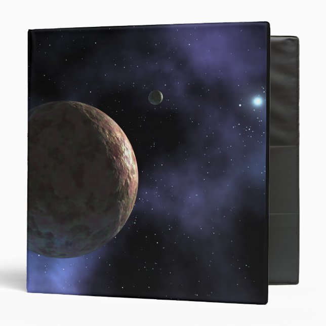 The newly discovered planet-like object 3 ring binder (Front/Inside)