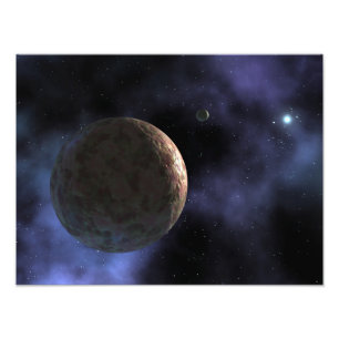 The newly discovered planet-like object photo print