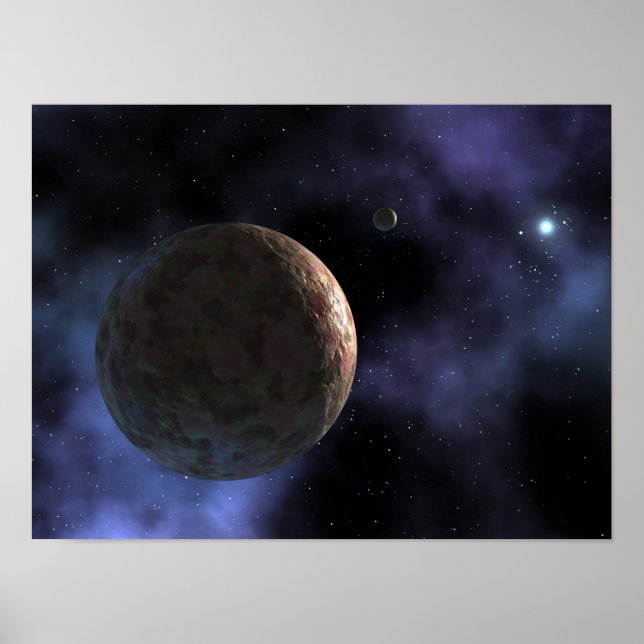 The newly discovered planet-like object poster (Front)