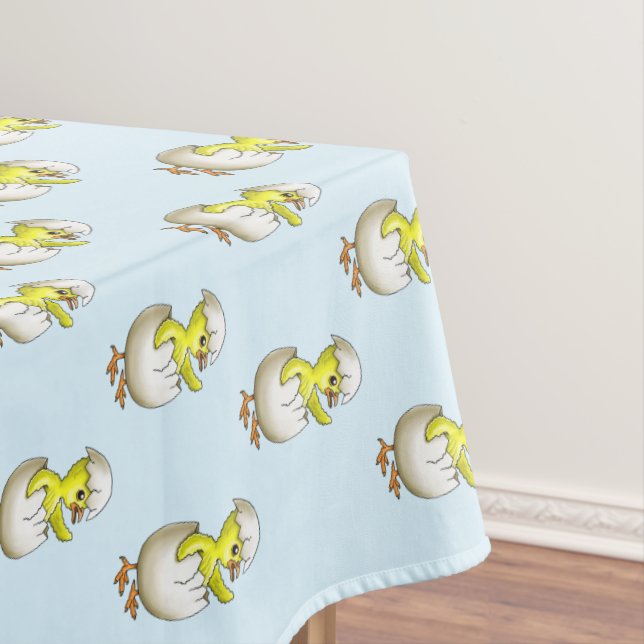 The Newly Hatched Easter Chick Tablecloth (In Situ)