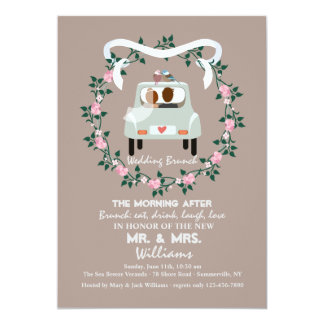 Day After Wedding Lunch Invitation Wording Invitations Just Married Post Wedding Brunch Invitations