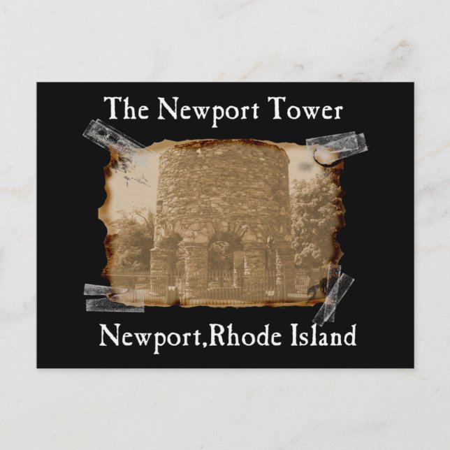 the newport tower postcard (Front)