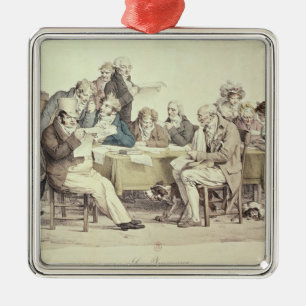 The Newspapers Metal Ornament