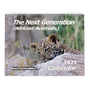 The Next Generation (African Animals) (Two-Page) Calendar