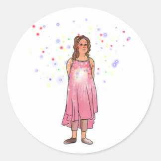 The Next Step Margie disappearing  Classic Round Sticker