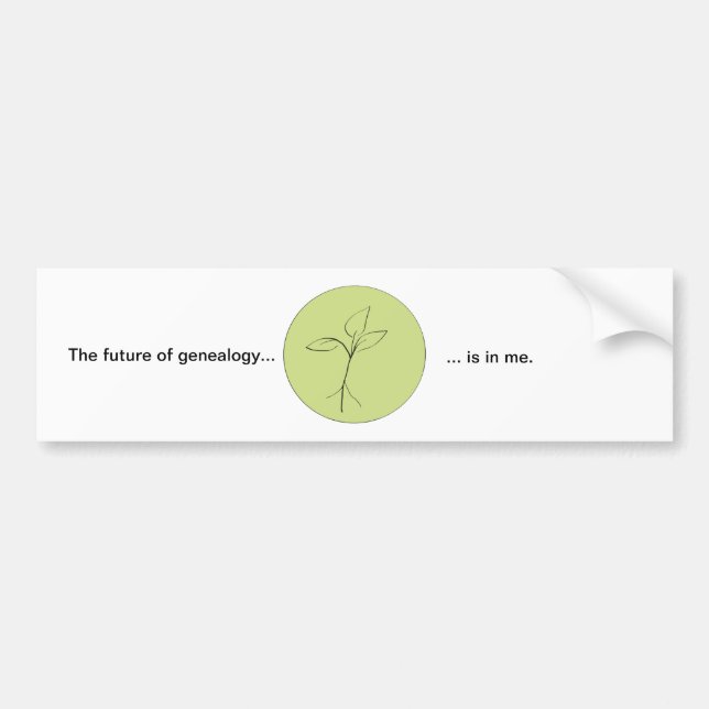 The NextGen Future/Past Bumper Sticker (Front)