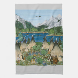 The Nez Perce ~ Wallowa Lake Kitchen Towel