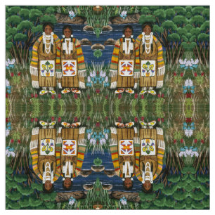 The Nez Perce Woman Fabric