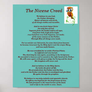The Nicene Creed Poster