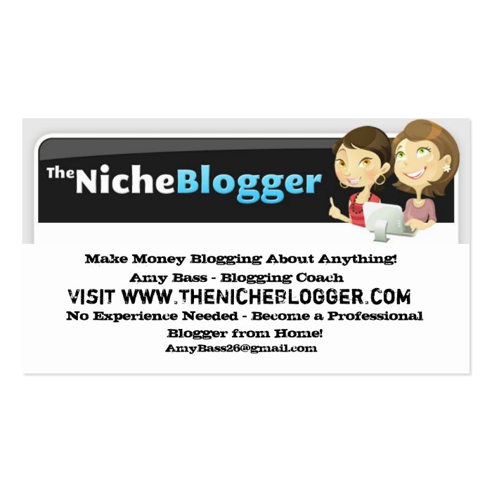 The Niche Blogger Cards Business Card Template