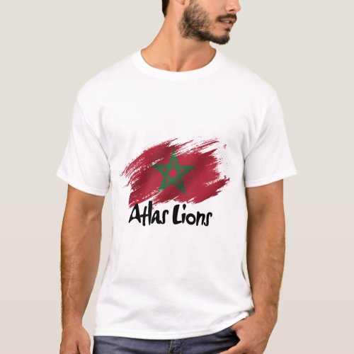 the nickname for the Morocco national team T_Shirt