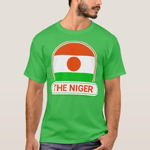 The Niger Country Badge The Niger Flag T_Shirt