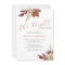The night before autumn floral rehearsal dinner