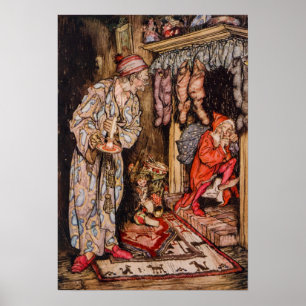 The Night Before Christmas by Arthur Rackham Poster