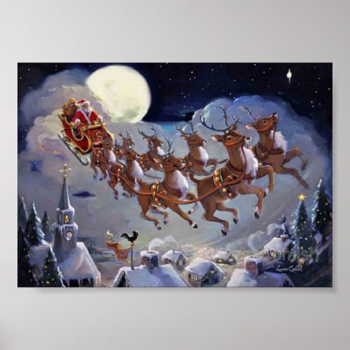 The night before christmas poster