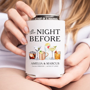 The Night Before Couple's Rehearsal Dinner Can Cooler