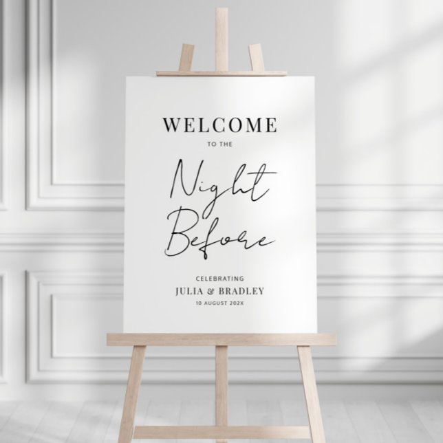 The Night Before, delicate script rehearsal sign (Creator Uploaded)