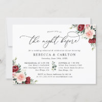 The Night Before Floral Wedding Rehearsal Dinner
