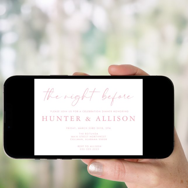 The Night Before | Invitation (Front Digital)