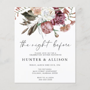 The Night Before Invitation