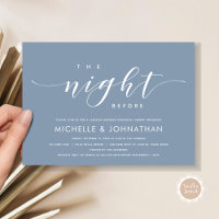 The Night Before, Modern Wedding Rehearsal Dinner