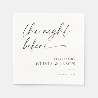 The Night Before Napkins, Rehearsal Dinner Napkins