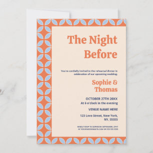 The Night Before Rehearsal Dinner Invitation
