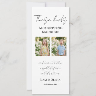 The Night Before Rehearsal Dinner Invitation