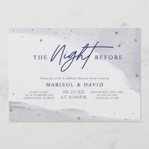 The Night Before Rehearsal Dinner Invitation