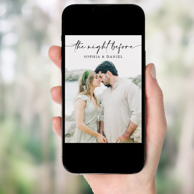 The Night Before Rehearsal Dinner Invitation (Front Digital)