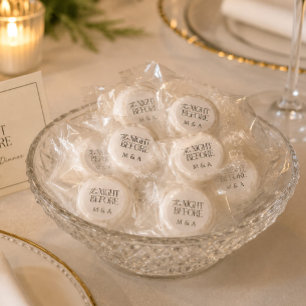 The Night Before Rehearsal Dinner Mint Favors