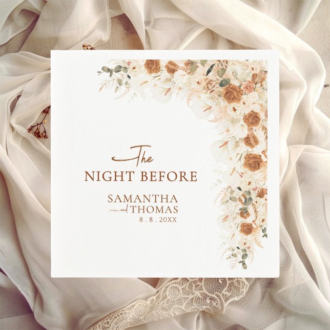 The Night Before Rehearsal Dinner Napkins (Creator Uploaded)