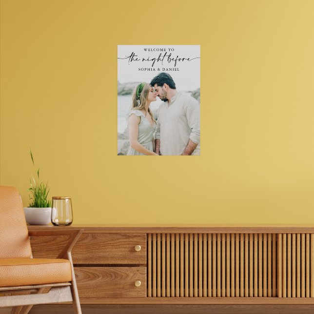 The Night Before Rehearsal Dinner Printed Poster | Zazzle