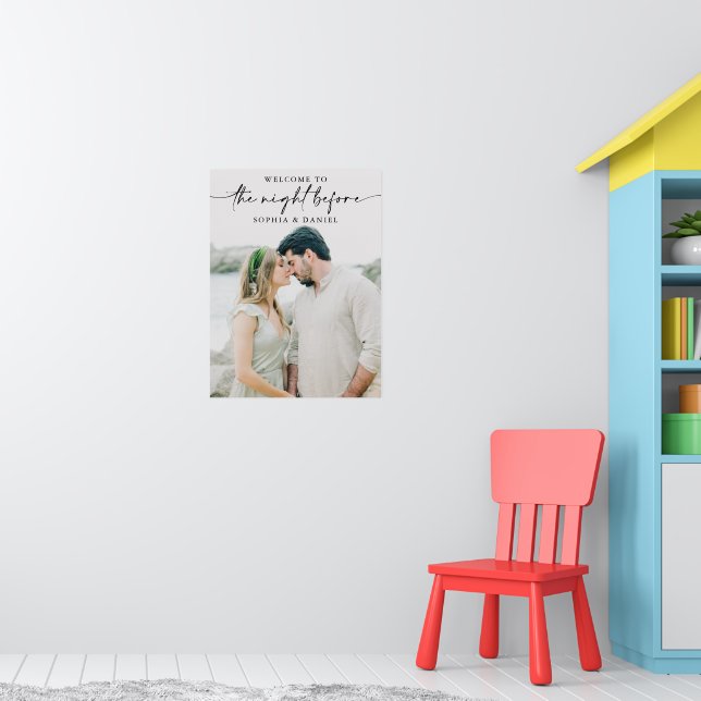 The Night Before Rehearsal Dinner Printed Poster | Zazzle