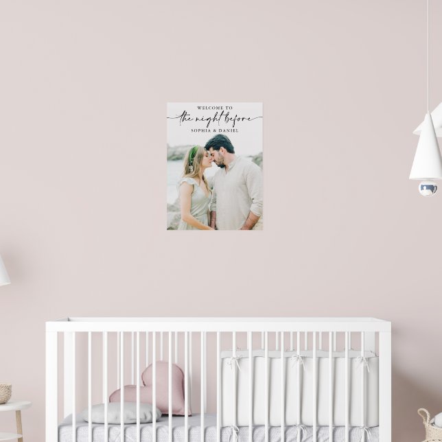 The Night Before Rehearsal Dinner Printed Poster | Zazzle