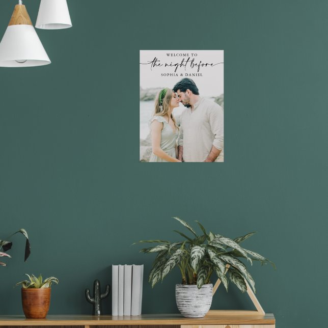 The Night Before Rehearsal Dinner Printed Poster | Zazzle
