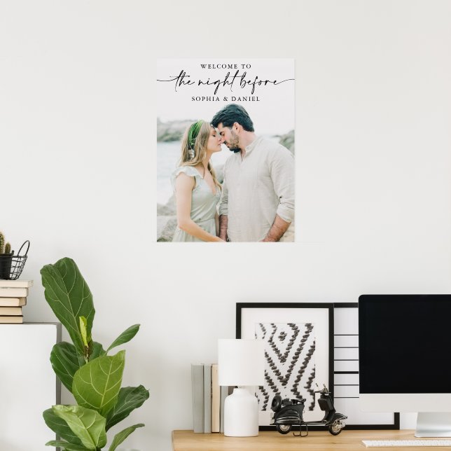 The Night Before Rehearsal Dinner Printed Poster | Zazzle