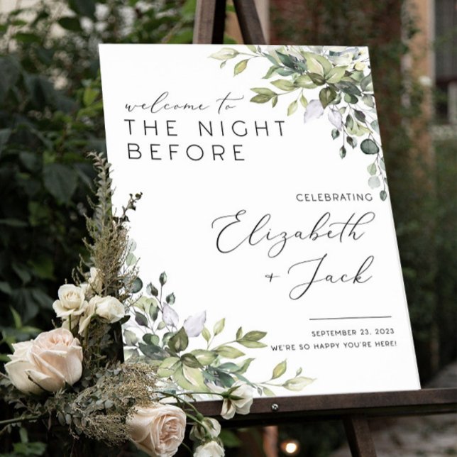 The Night Before Rehearsal Dinner Sign Wedding Reh (Creator Uploaded)