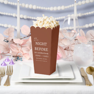 the Night Before Rehearsal Dinner Terracotta Party Favor Boxes