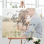 The Night Before Rehearsal elegant photo welcome Poster<br><div class="desc">Set the perfect tone for the night before your big day with our Elegant Photo Welcome Sign. Personalized with your favorite photo, this sign adds a touch of warmth and nostalgia to your rehearsal dinner decor. With its elegant design and customizable details, it creates a welcoming atmosphere for your guests....</div>