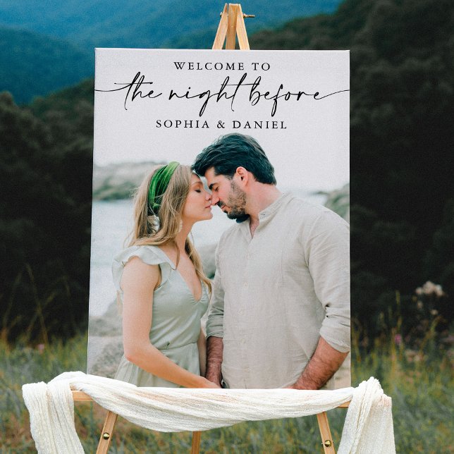 The Night Before Rehearsal Welcome Sign Photo (Creator Uploaded)