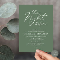 The Night Before Romantic Wedding Rehearsal Dinner