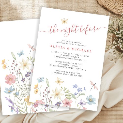 The night before rustic wedding rehearsal dinner