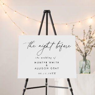 The Night Before Sign