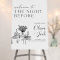 The Night Before Sign, Hand Drawn Rehearsal Dinner