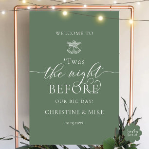 The Night Before T'was Wedding Rehearsal Dinner Foam Board