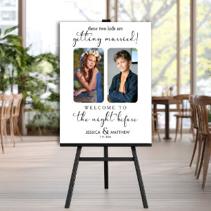 The Night Before Two Kids are Getting Married Foam Board