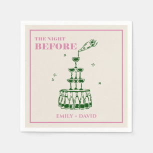 The Night Before Wedding Napkins