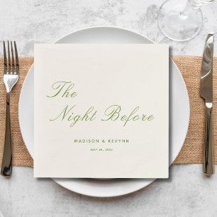 The Night Before Wedding Napkins